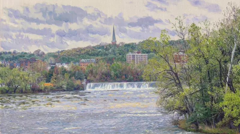 Painting of Cohoes