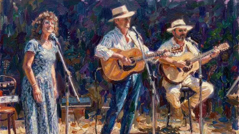 Painting of Folk Music